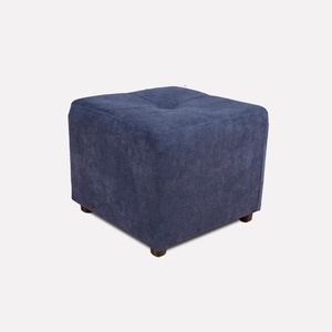 Sofá Cama Valencia Azul 3 PTOS 180x84x85 + Puff