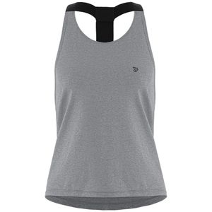 Camiseta Manga Sisa Mujer Limit Sportfitness Gris