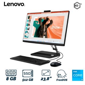 Todo En Uno Lenovo AIO 3 24IAP7 Intel Core i3 1215U 8GB RAM SSD 512GB 24P