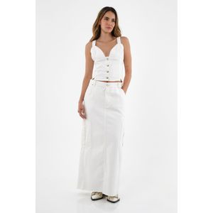 Camisa crudo tipo corsé para mujer