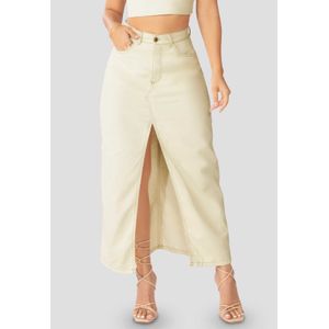 Falda Larga Mujer Blanco Mp 100311