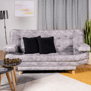 Sofá Cama Valencia Marmol Plata 3 PTOS 180x84x85