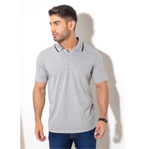 Polo Hombre Gris Jaspe Mp 2147