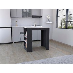 Barra de Cocina Victory, wengue, con Rodachines ZF