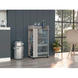 Bar Spirit, Humo, con Amplios Espacios Para Ubicar Copas y Botellas ZF