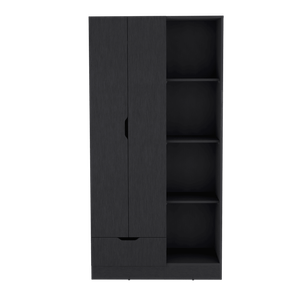 Closet Memphis, Wengue, con Un Tubo Cromado ZF