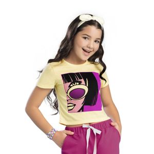 Blusa Infantil Amarillo Malteado Mp 79421