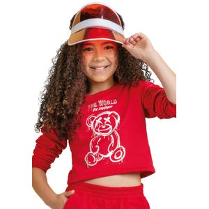 Buzo Infantil Femenino Rojo Mp 9928