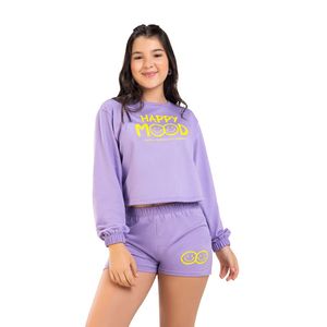 Conjunto Infantil Lila Mp 5844