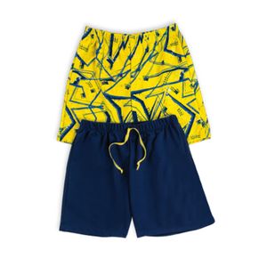Bermuda Paq X2 Infantil Masculino Multicolor Mp 5672