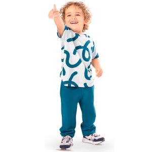 Conjunto Infantil Masculino Azul Mp 100155