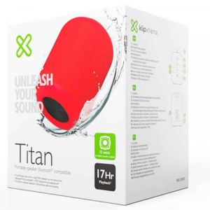 Parlante portatil Klip Xtreme Titan KBS-200 Bluetooth Rojo