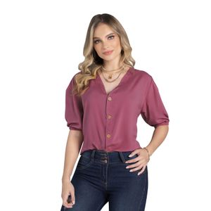 Camisa Mujer Rosa Mp 5809