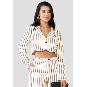 Blazer Mujer Blanco Mp 100294