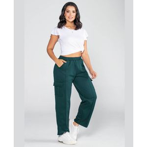 Pantalón Mujer Verde Botella Mp 3136