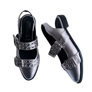 Flats Lucie Plateado
