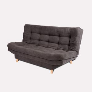 Sofá Cama Valencia Gris 3 PTOS 180x84x85+ Cojines