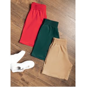 Bermuda Short Mujer Rojo Atypical 6667