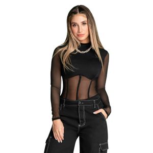 Body Mujer Negro Atypical 4559