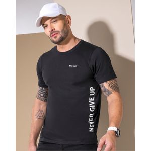 Camiseta Hombre Negro Mp 2115