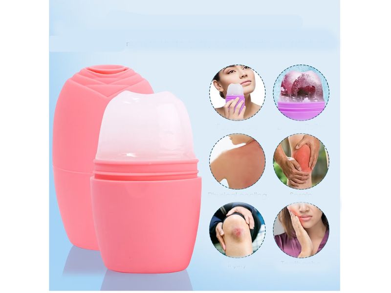 Masajeador facial hielo silicona reutilizable Agaval