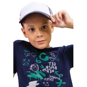 Camiseta Infantil Masculino Azul Mp 9292