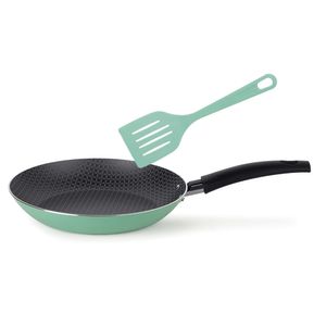 Sarten Aspiracion 24 Cm Con Espatula Zul