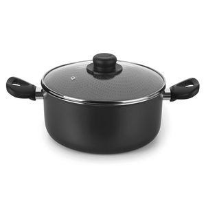 Olla Cacerola Con Tapa Superior 26 Cm Gris