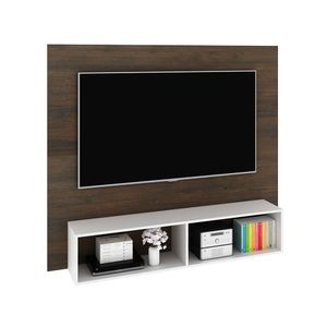 Panel para TV Esperanza Rustico/Blanco