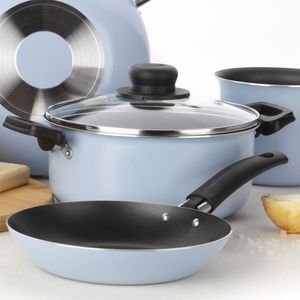Olla Con Tapa Blue 20 Cm Azul Celeste