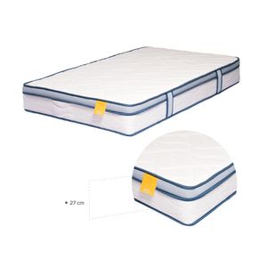 Colchon king 220X190X27 doble cara dureza media