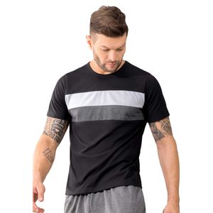 Camiseta Hombre Negro Mp 32590