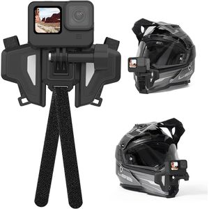 Soporte de Casco para camaras Insta360 y Gopro Gris