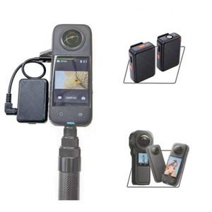Micrófono de solapa Inalámbrico para Insta360 X2 X3 X4 RS 1 INCH