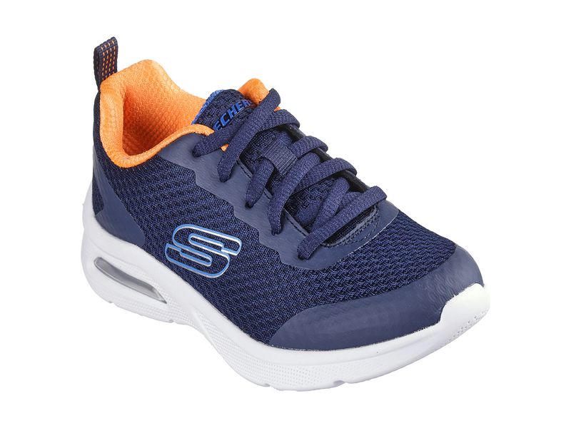 TENIS SKECHERS JUNIOR NINO 403819L NVOR MICROSP Agaval