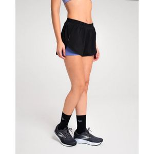 Short Corto Mujer Cute Sportfitness Negro/Lila
