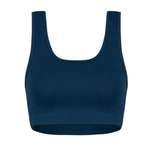 Top Sin Mangas Mujer Seamless Mind Sportfitness Índigo