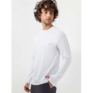 Camiseta Deportiva Manga Larga Blanco