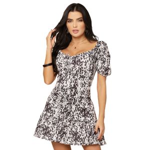 Vestido Corto Mujer Multicolor Mp 7241
