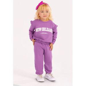 Conjunto Infantil Femenino Morado Mp 101293
