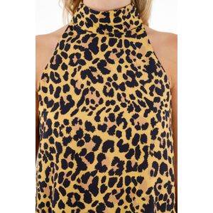 Camisa con diseño de animal print para mujer