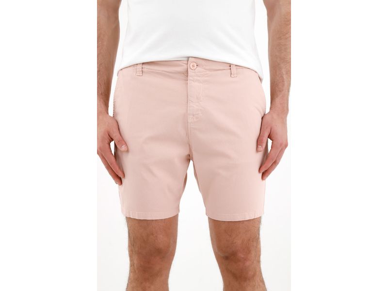 Bermuda rosada tipo chino para hombre Agaval