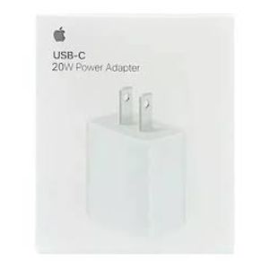 Cargador Cabezote Original De Apple  20W Blanco