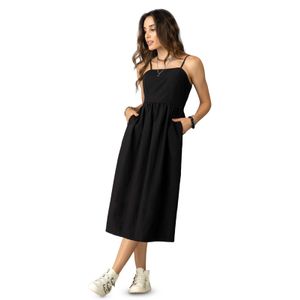 Vestido Largo Mujer Negro Rutta 100205