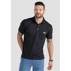 Polo Hombre Negro Mp 101105