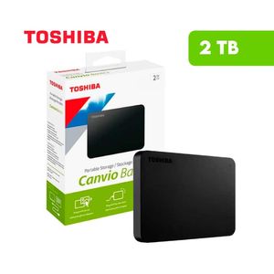 Disco duro Externo Canvio Basic 2TB Toshiba Negro