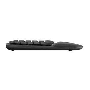 Teclado inalámbrico Wave Keys for Business Logitech ergonomico grafito