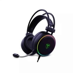 Diadema con microfono gaming T-RGH304 sona T-Dagger retroiluminación negro