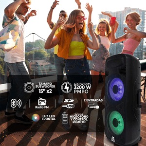 Parlante Kalley K-SPK400 400 Watts Negro