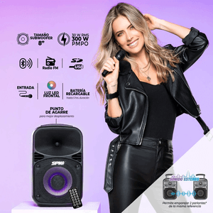 Parlante Portatil Kalley K-SPK30BL2 30 Watts Negro